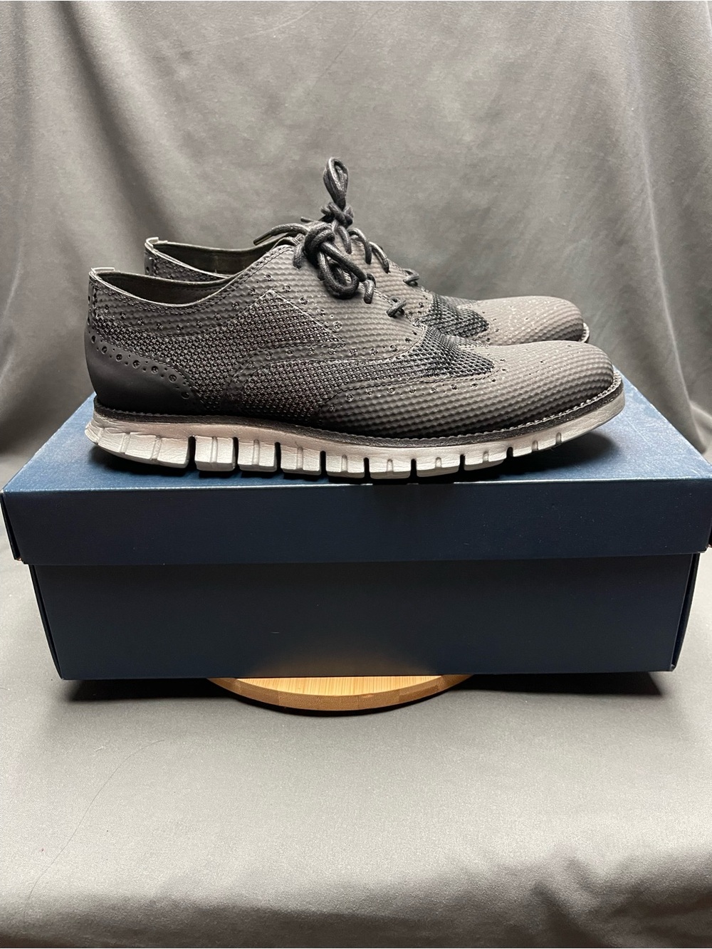 Men’s Cole Haan Zerogrand Black Metallic - Size 7.5M